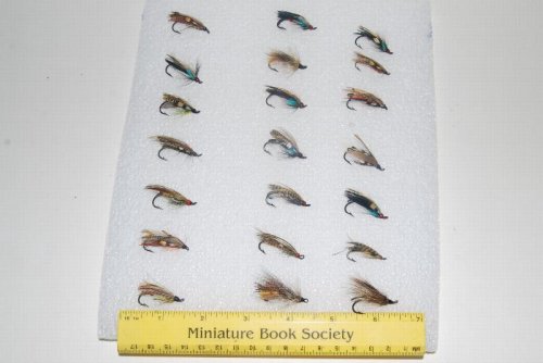 21- ATLANTIC SALMON FLIES. Full-Dressed & Hair-wing DOUBLE-HOOK Irons; Size #6-#8.
